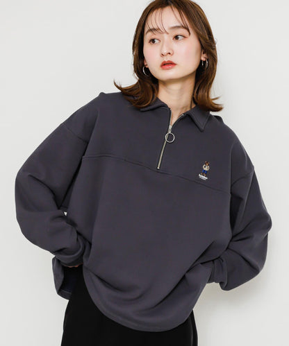 「中性款」TeddyBear×SOP 泰迪熊半拉鍊衛衣