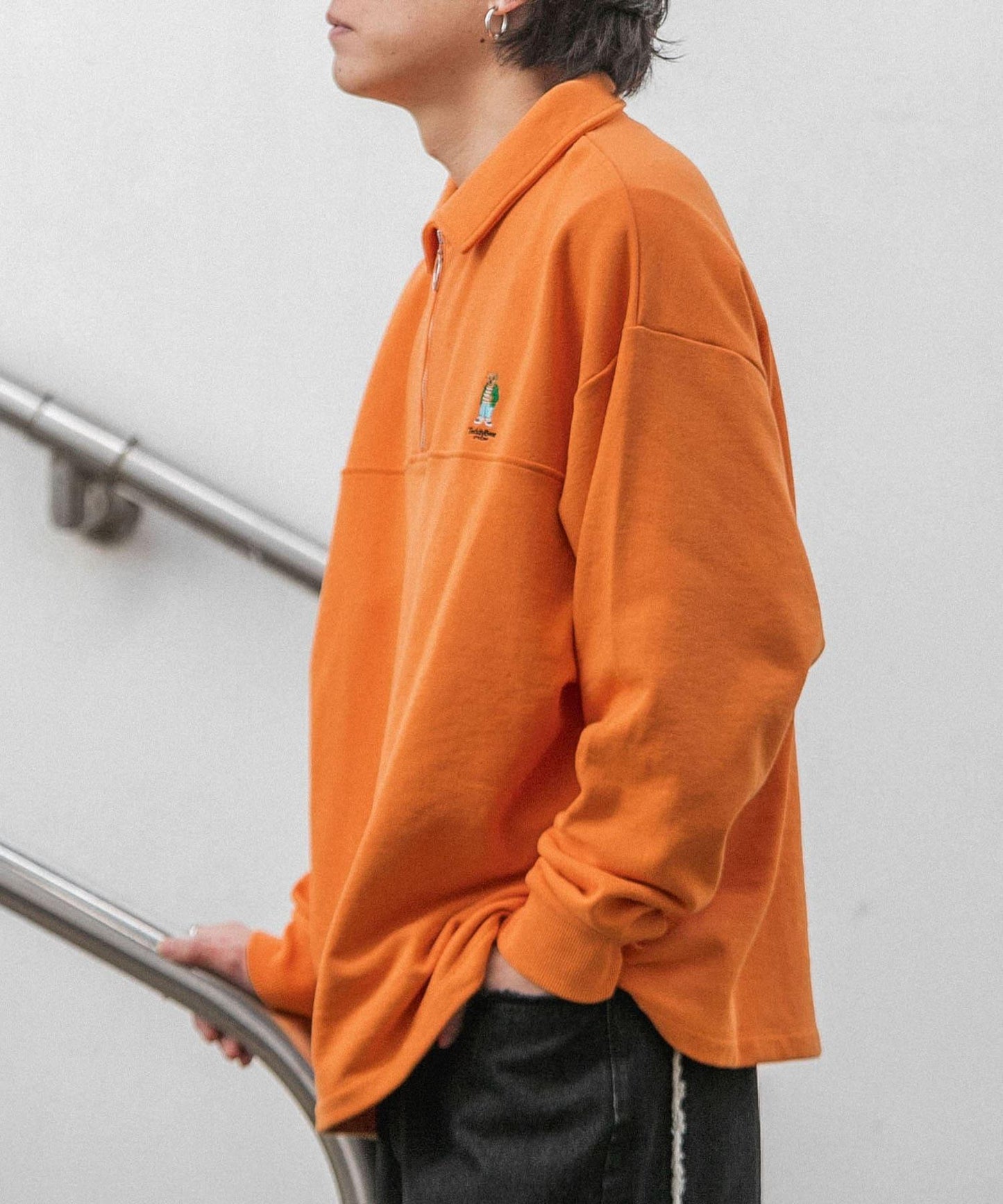 「中性款」TeddyBear×SOP 泰迪熊半拉鍊衛衣