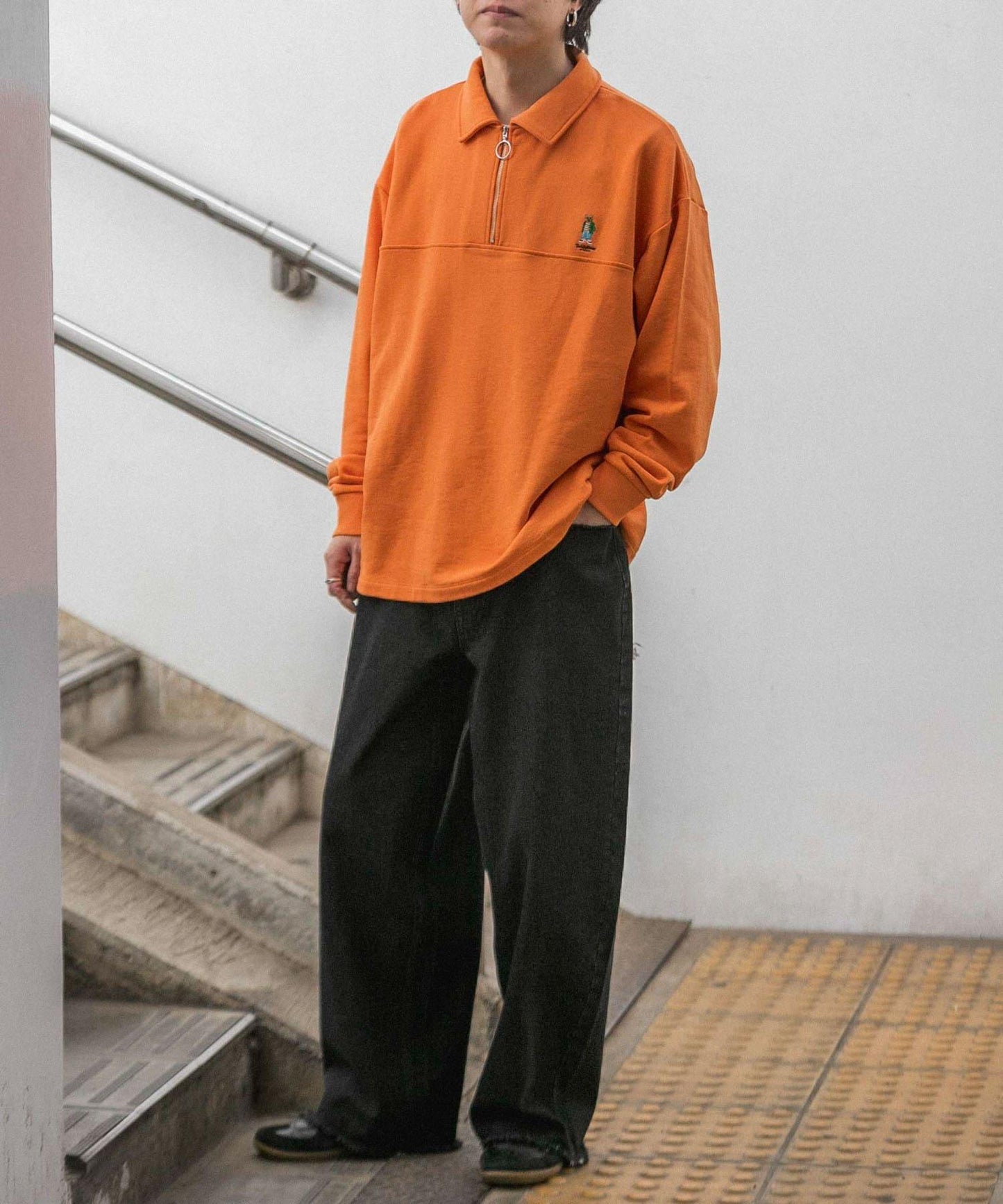 「中性款」TeddyBear×SOP 泰迪熊半拉鍊衛衣