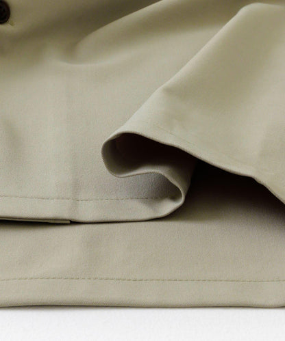 中性款開領寬鬆襯衫（五分袖）