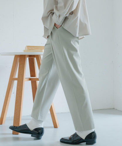 易打理/套裝搭配 雙褶錐形西裝褲