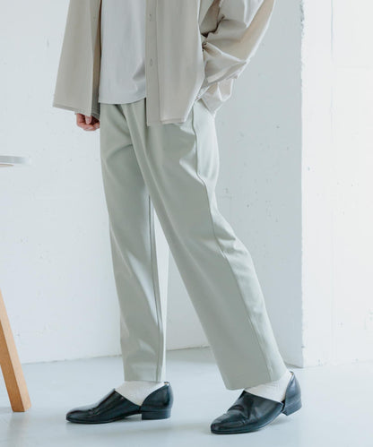 易打理/套裝搭配 雙褶錐形西裝褲