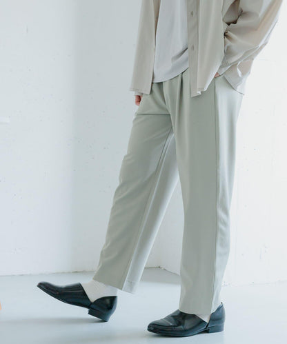 易打理/套裝搭配 雙褶錐形西裝褲