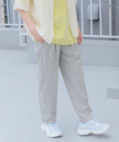 易打理/套裝搭配 雙褶錐形西裝褲