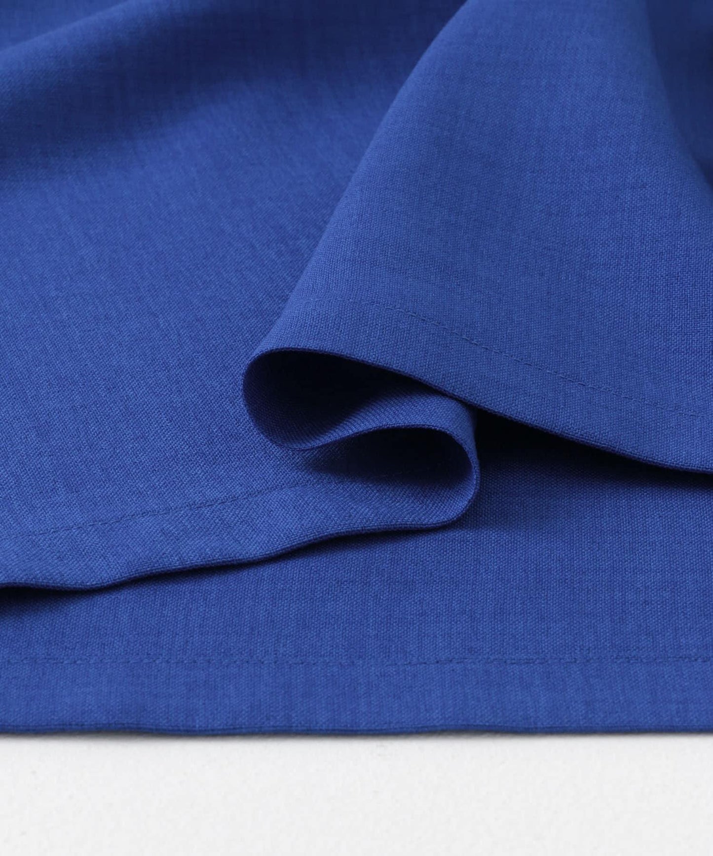 「套裝可搭配」亞麻感側袋寬鬆長褲