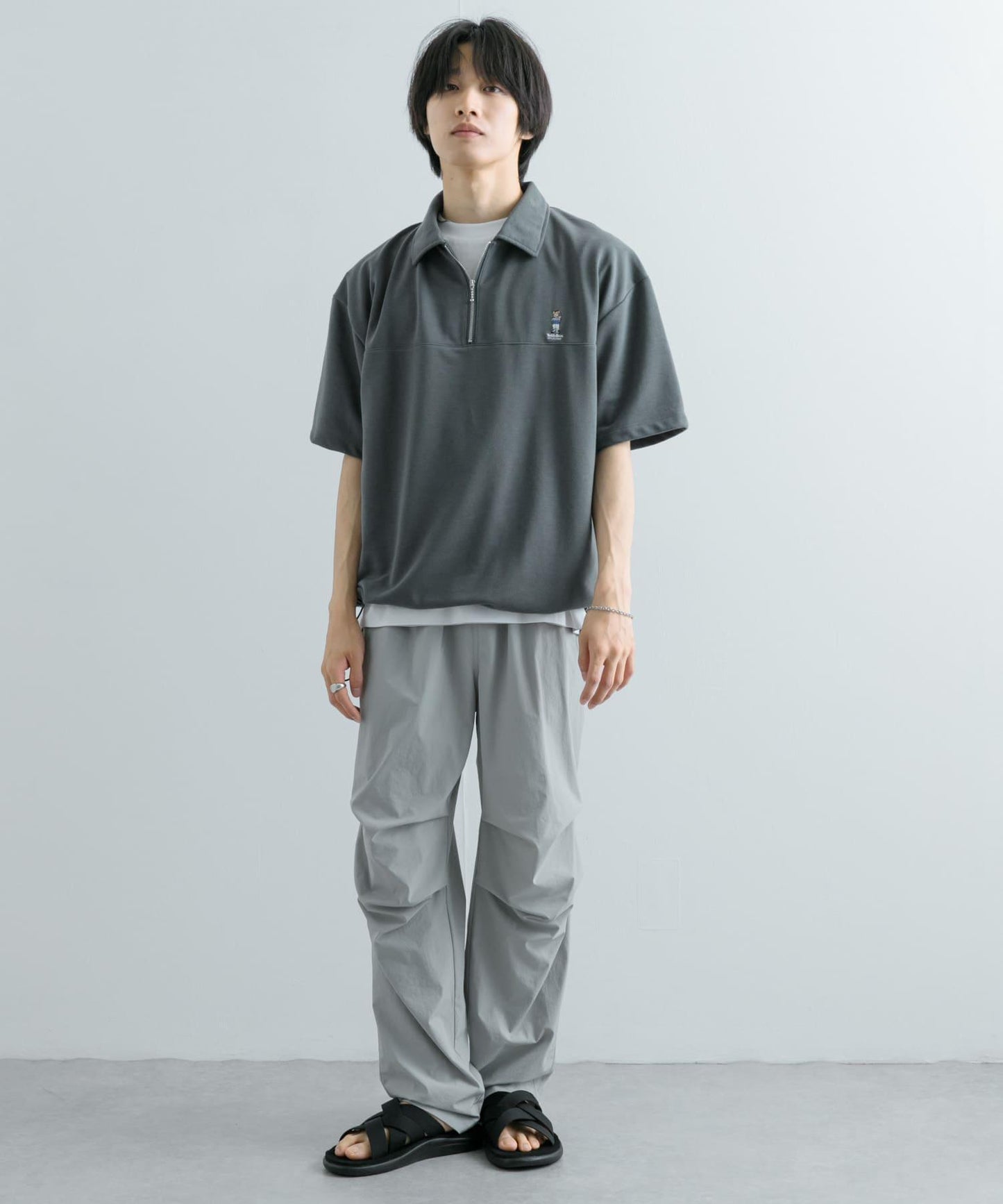 「特別訂製」TeddyBear×SENSE OF PLACE 泰迪熊半拉鍊衛衣