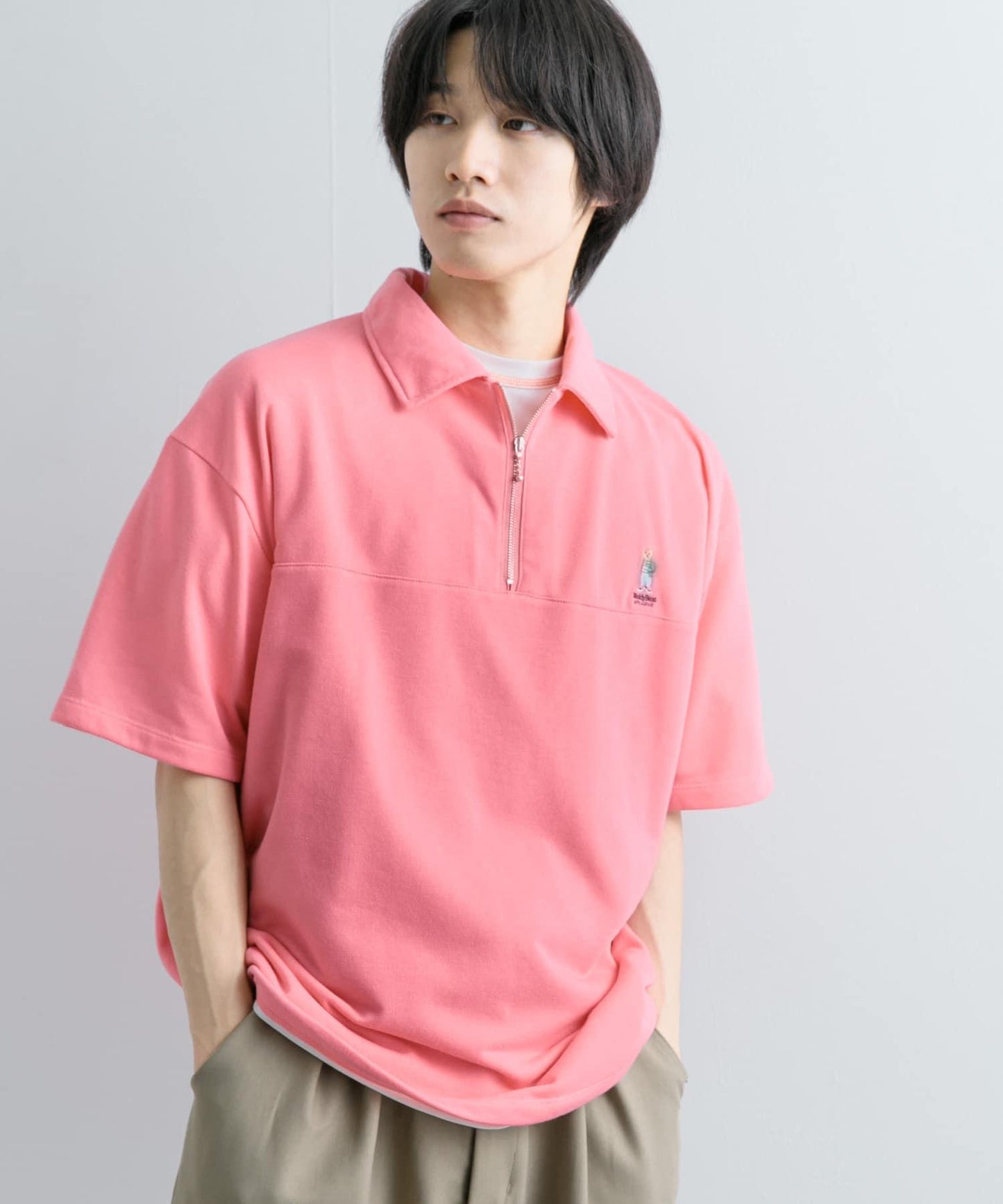 「特別訂製」TeddyBear×SENSE OF PLACE 泰迪熊半拉鍊衛衣