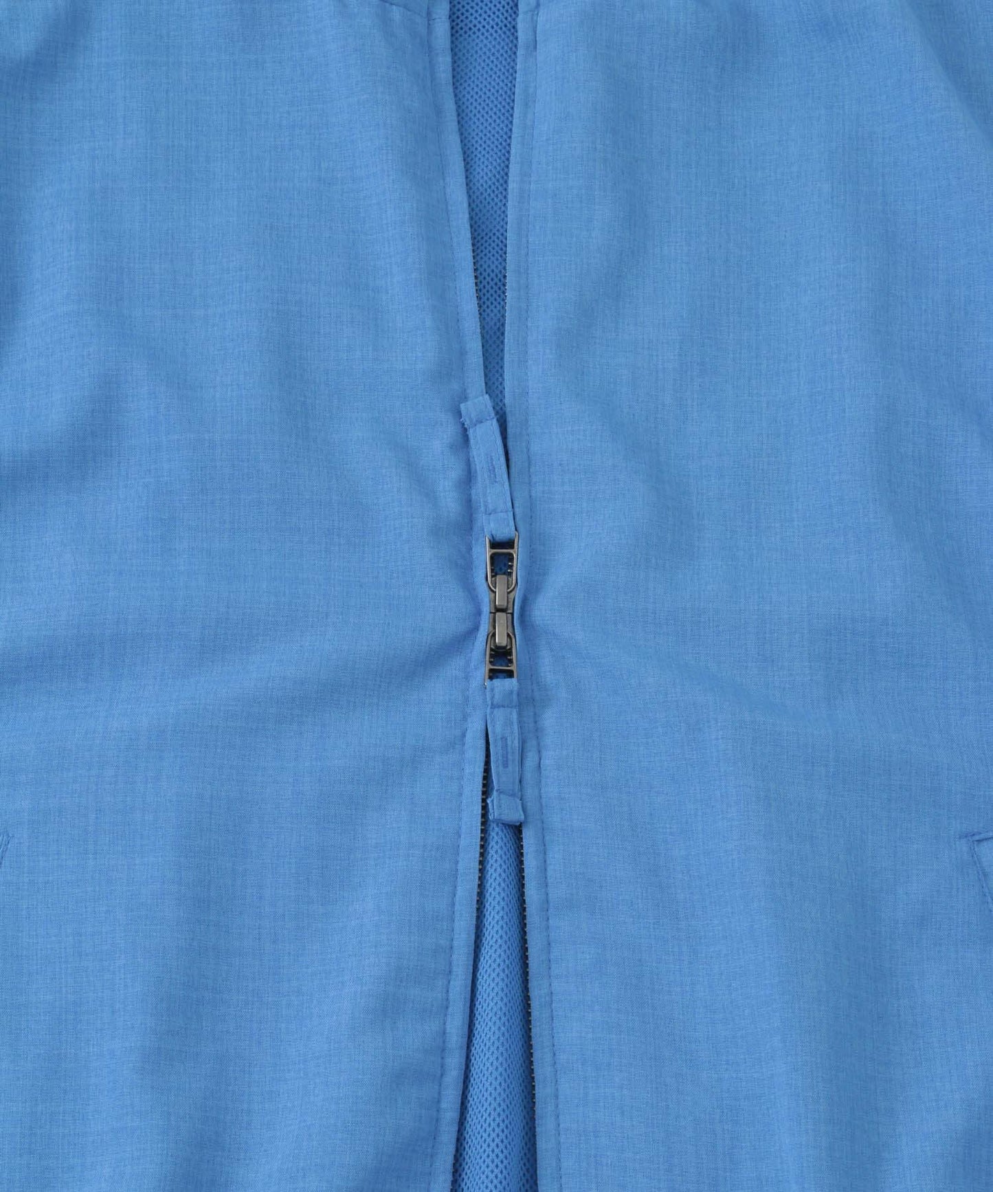 「易護理/套裝搭配」亞麻風立領雙拉鍊馬甲