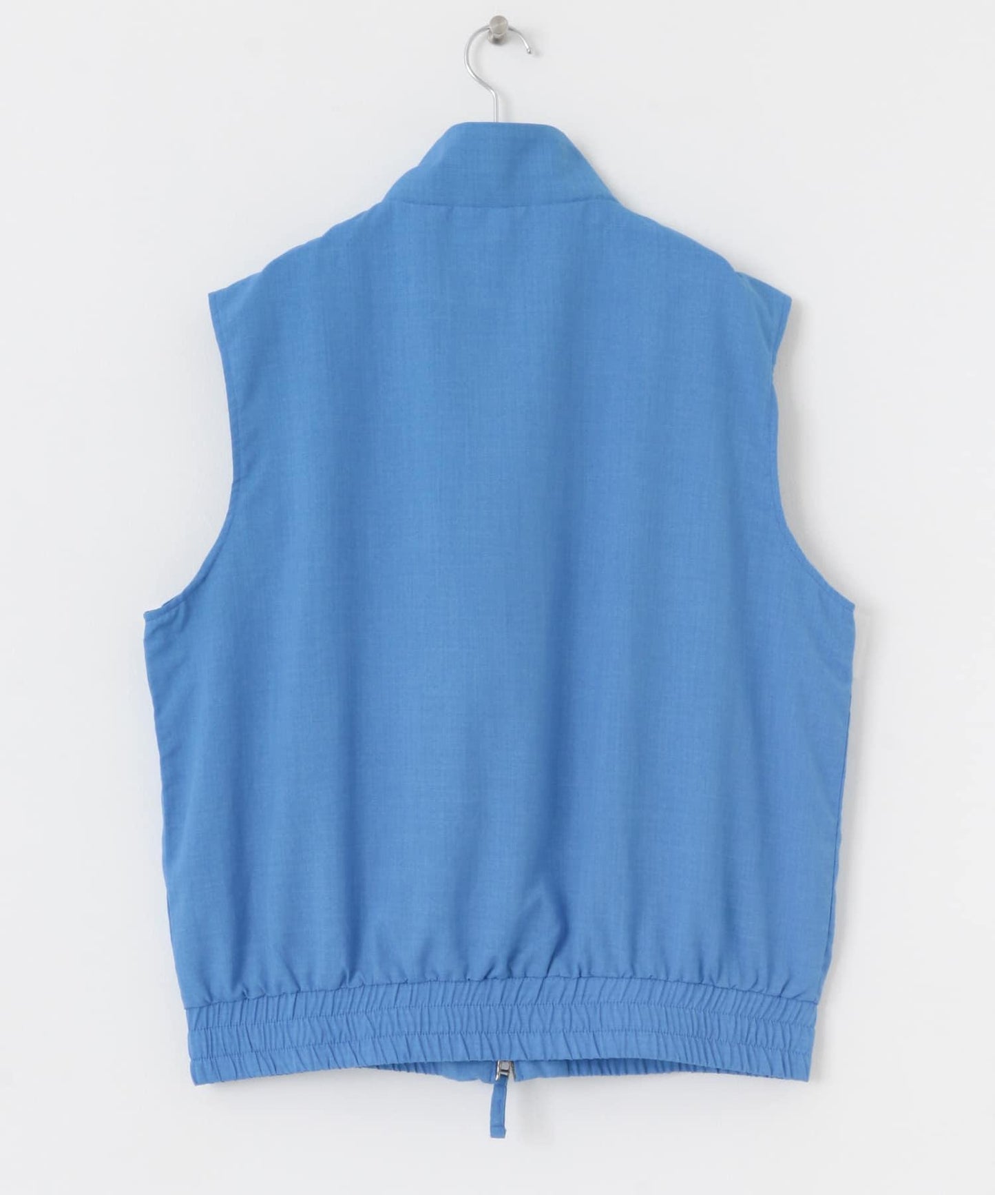 「易護理/套裝搭配」亞麻風立領雙拉鍊馬甲