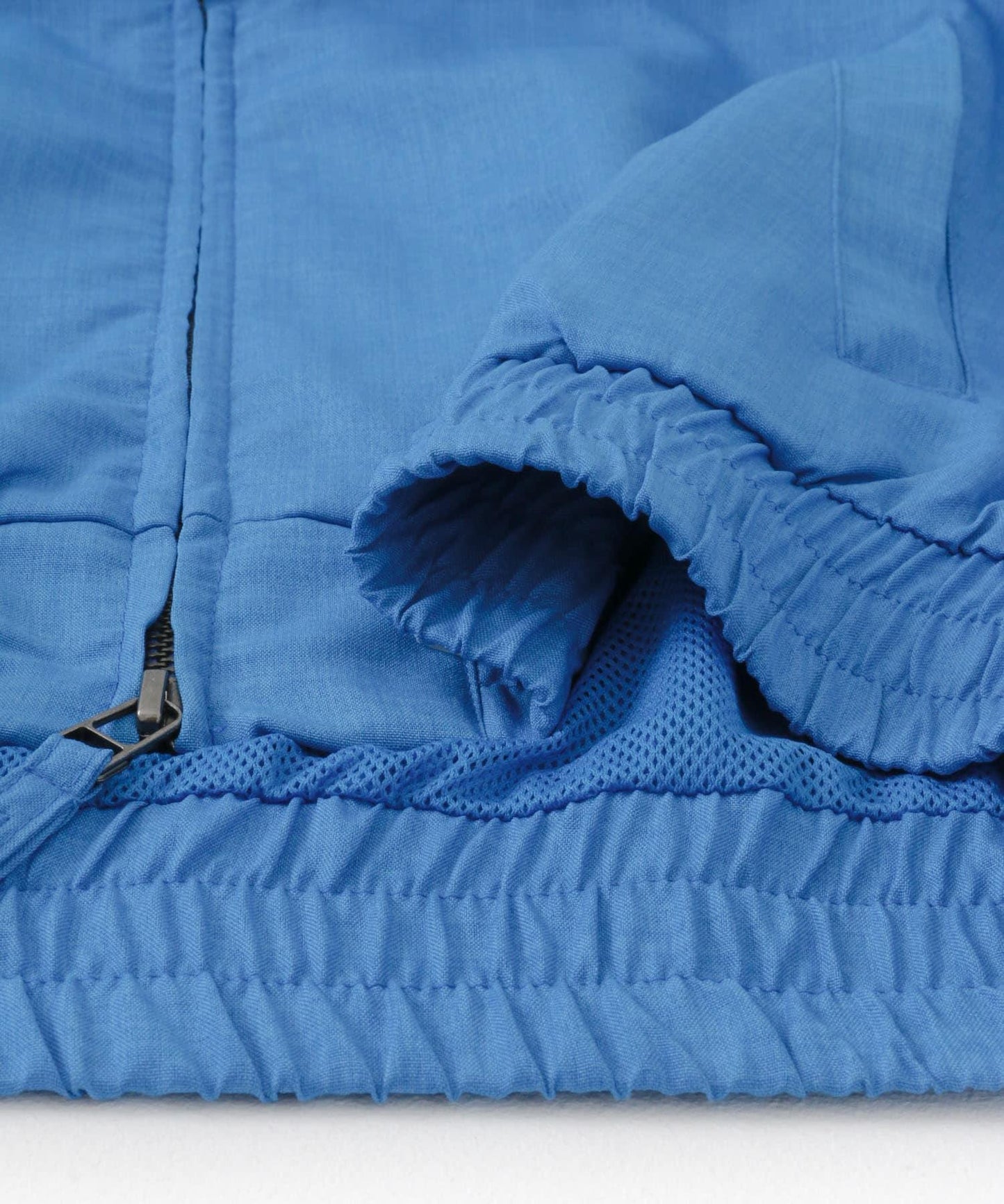 「易護理/套裝搭配」亞麻風立領雙拉鍊馬甲