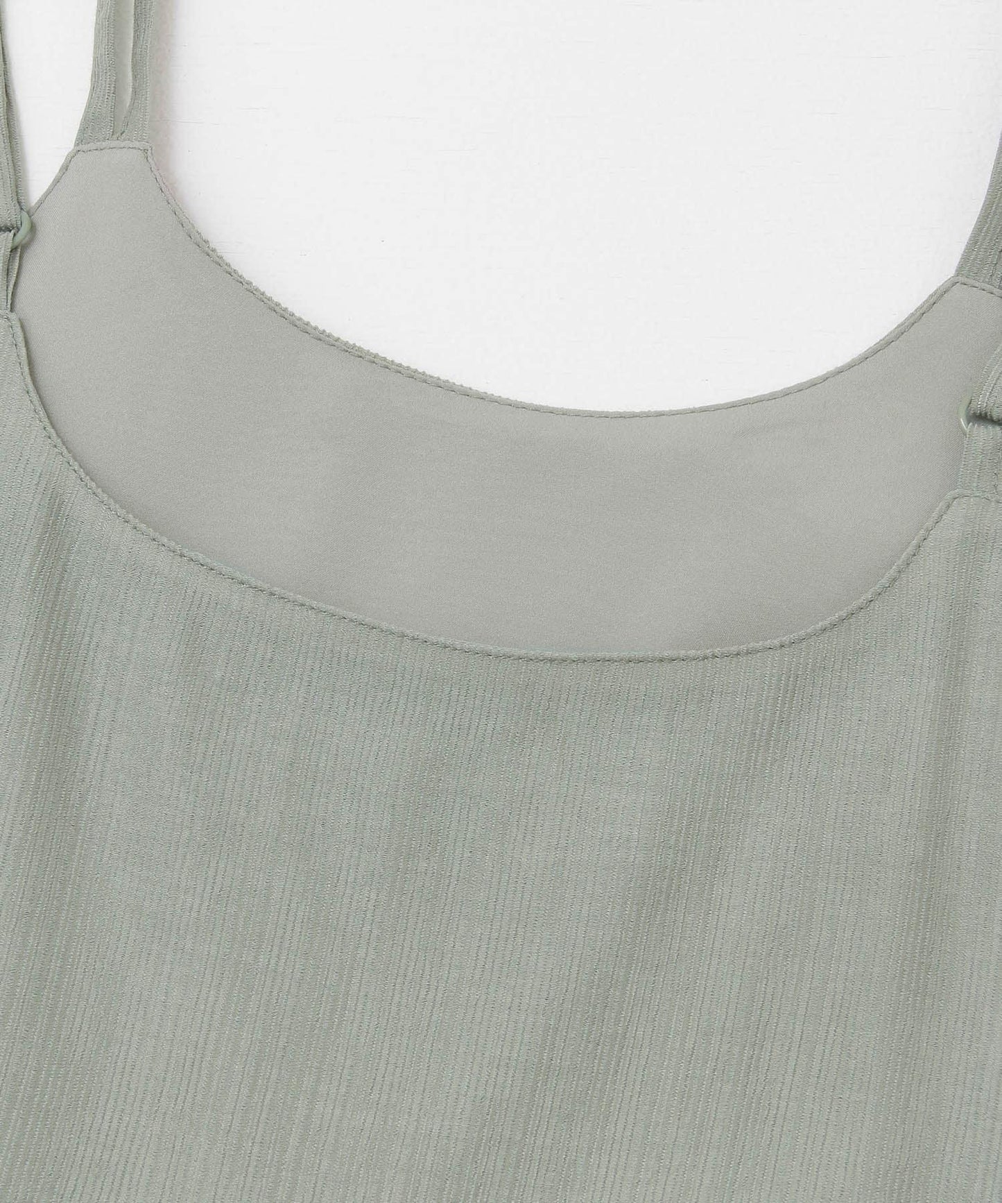 透視燈芯絨寬鬆吊帶連體褲