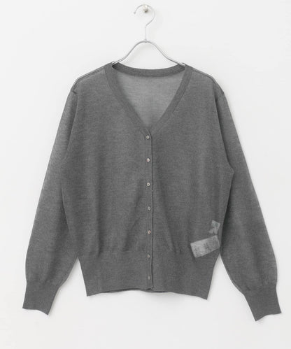 透視混色亮片開衫