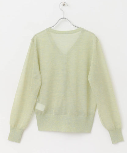 透視混色亮片開衫