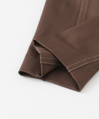 拼色拼接曲線長褲