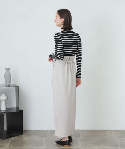 提供XS・TALL尺碼 高腰斜襟半身裙