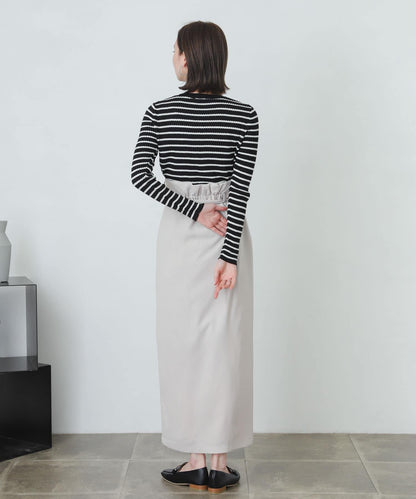 提供XS・TALL尺碼 高腰斜襟半身裙