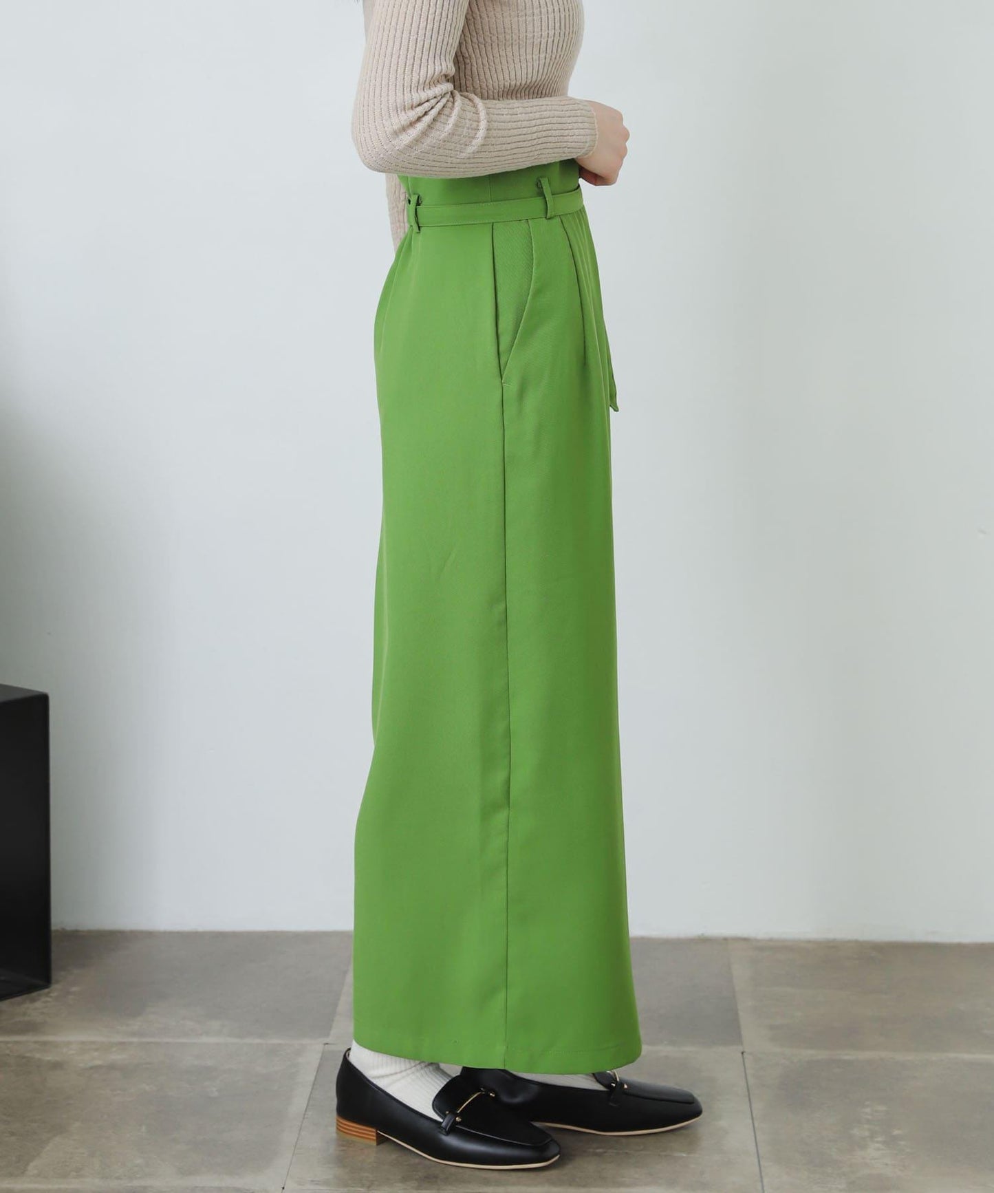 提供XS・TALL尺碼 高腰斜襟半身裙