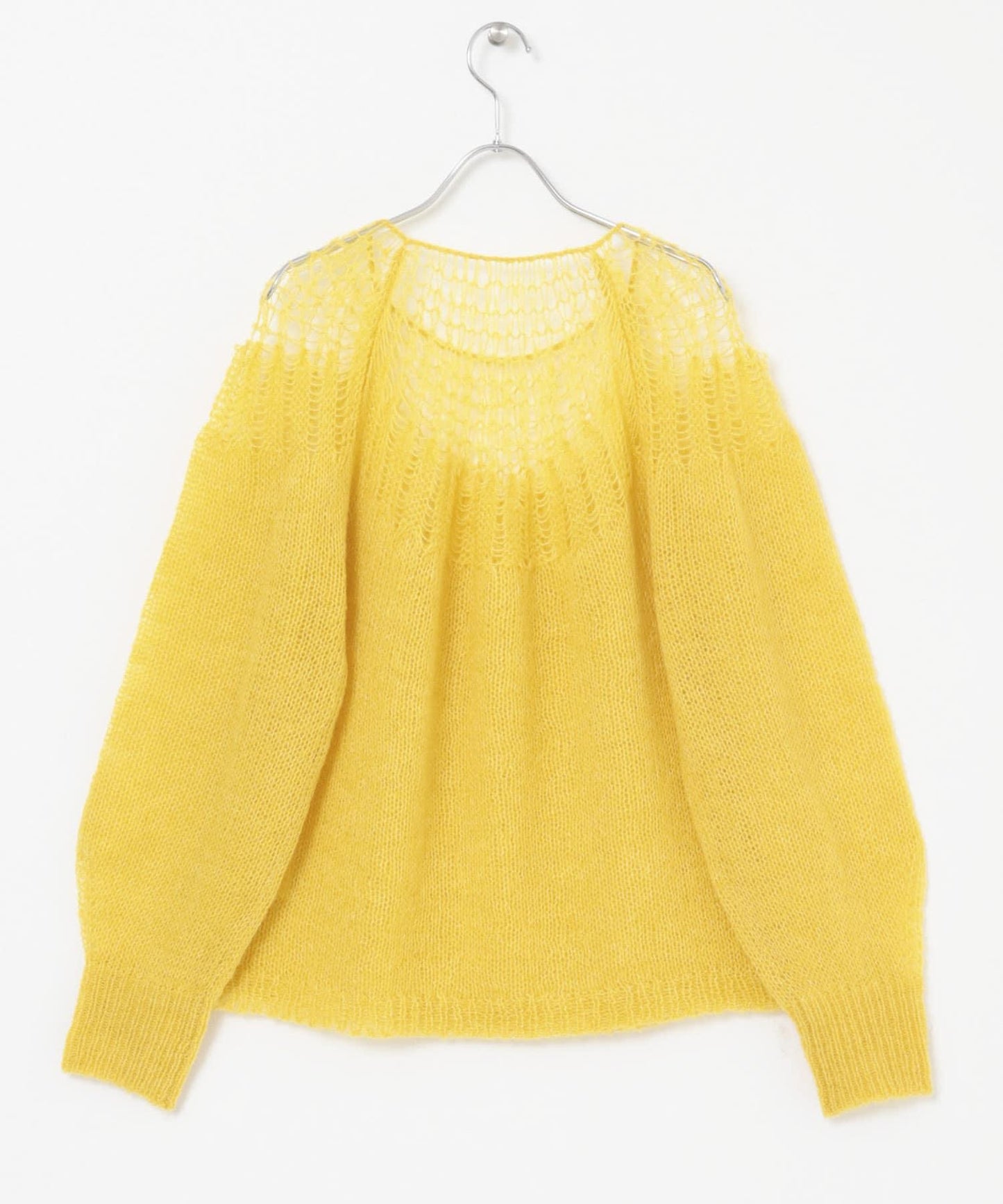 網紗拼接針織衫