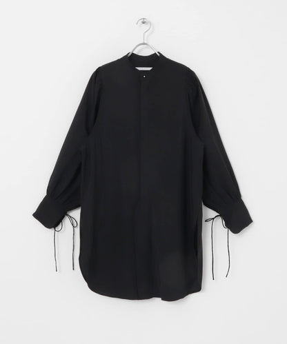 立領寬鬆袖襯衫