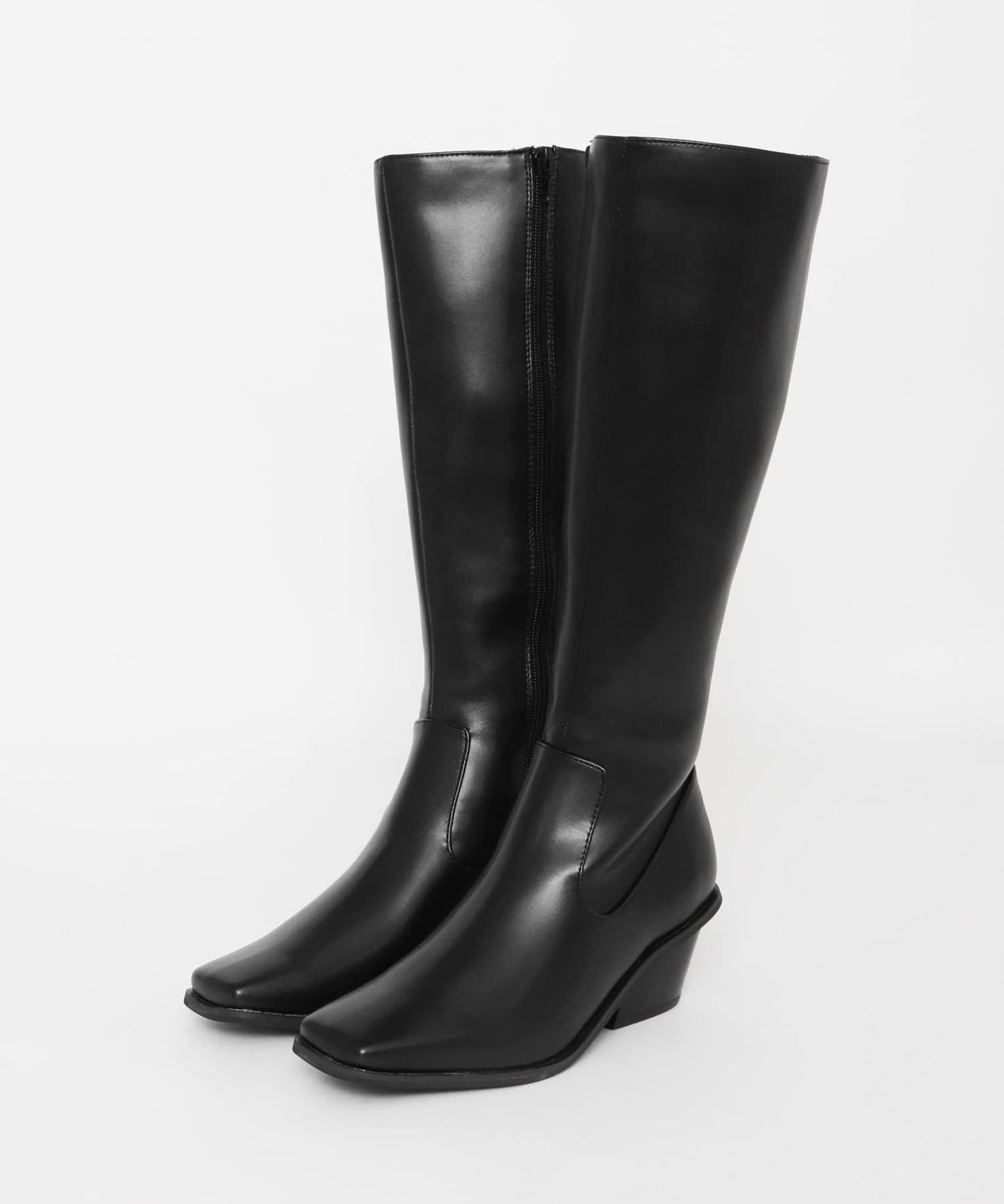 西部風高跟長靴