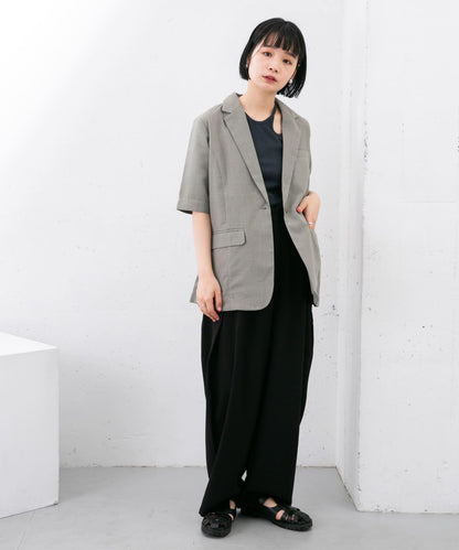 不對稱領口背心