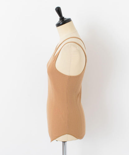 不對稱領口背心