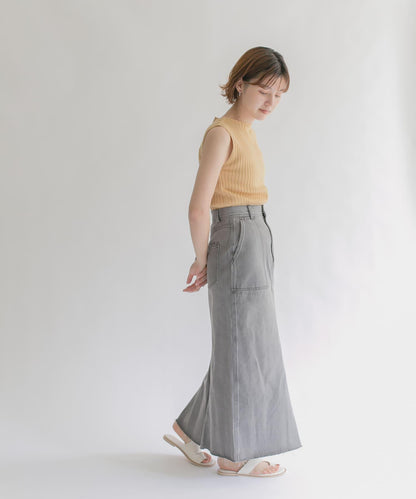 船領羅紋針織背心