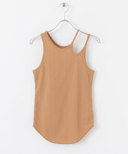 不對稱領口背心