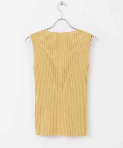 船領羅紋針織背心