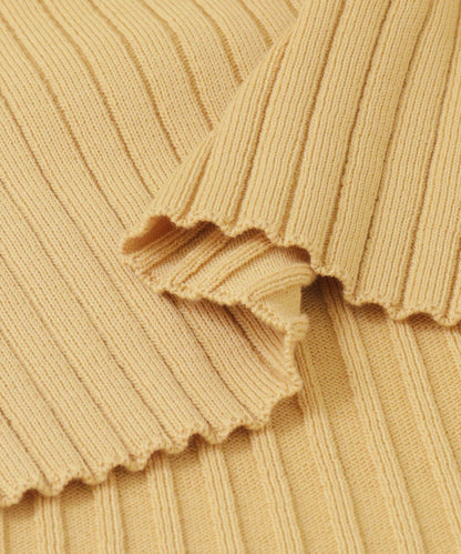 船領羅紋針織背心