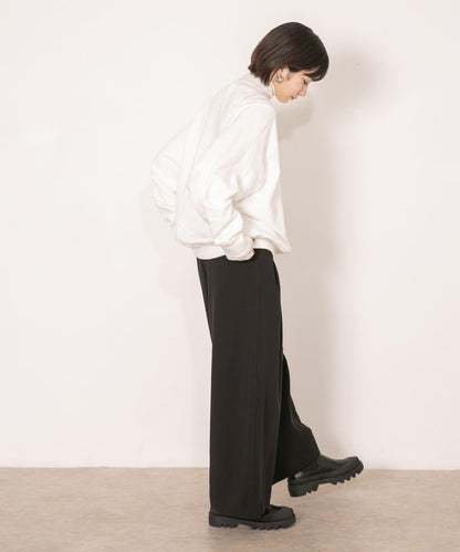 雙褶寬腿褲