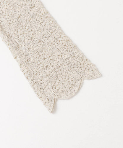 鏤空圓形花邊針織開衫