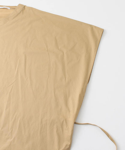 斗篷拼接不對稱襯衫