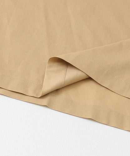 斗篷拼接不對稱襯衫