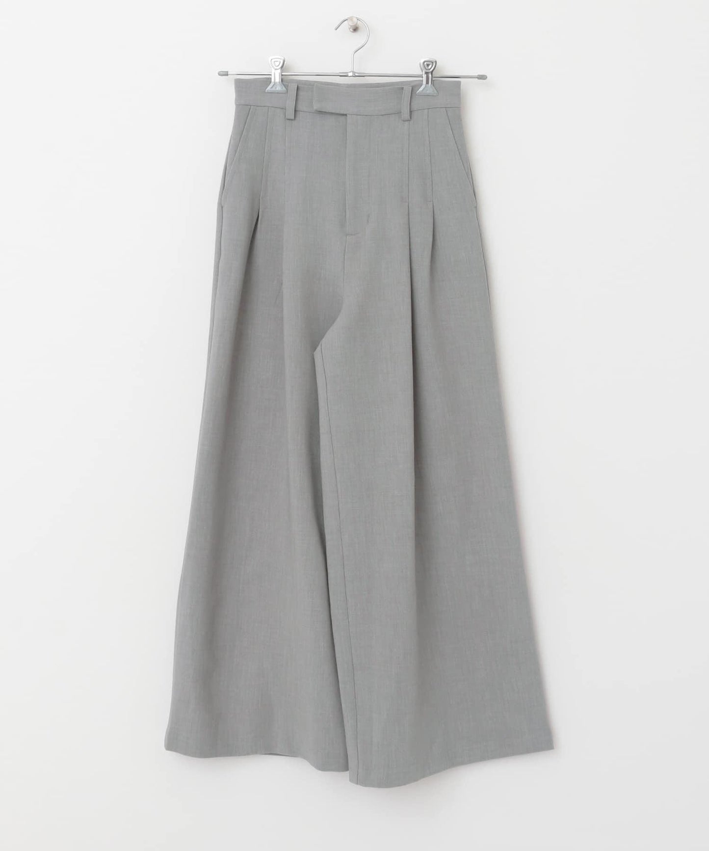雙褶寬腿褲