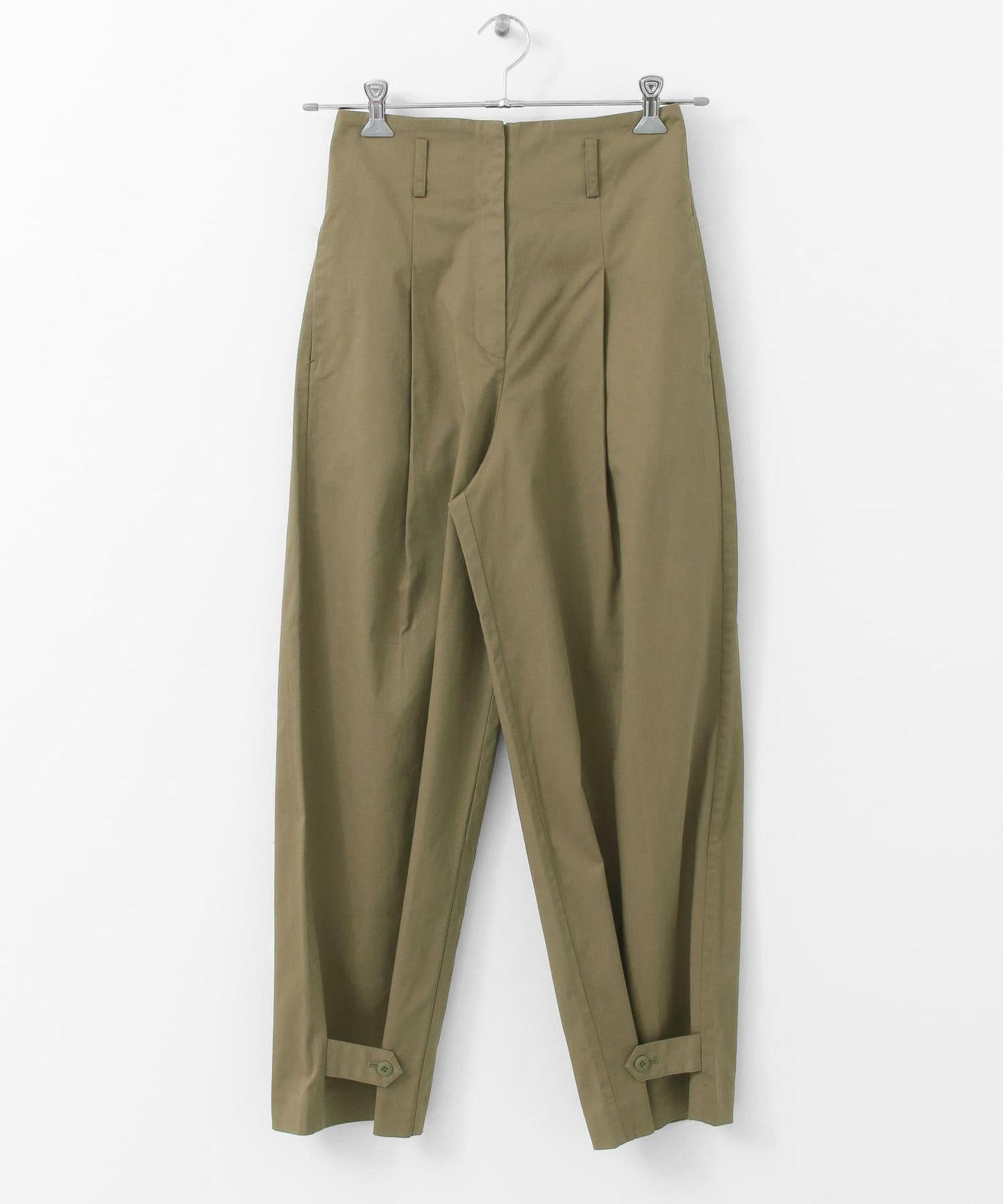 拼接紐扣設計長褲