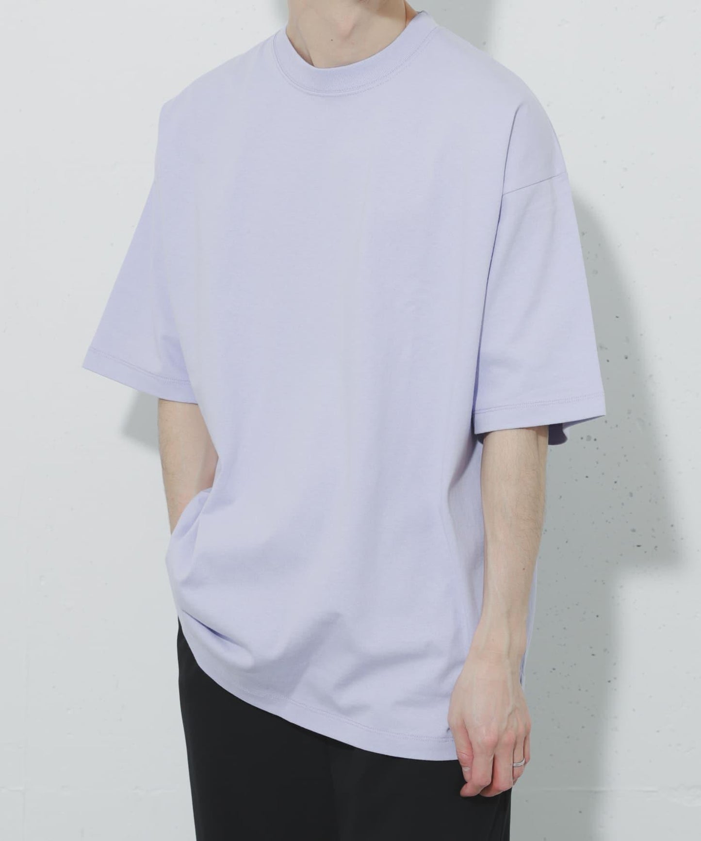 女孩圖案T恤（五分袖）