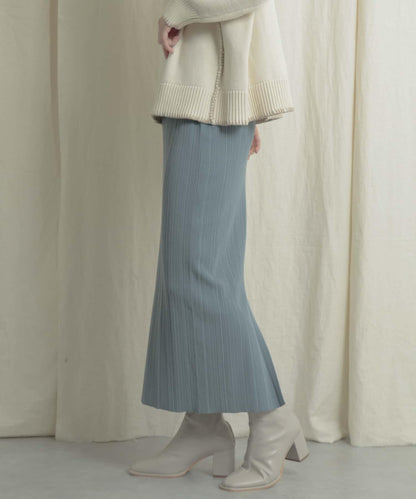 羅紋針織修身半身裙