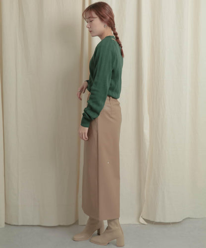 短款開衫疊穿針織上衣