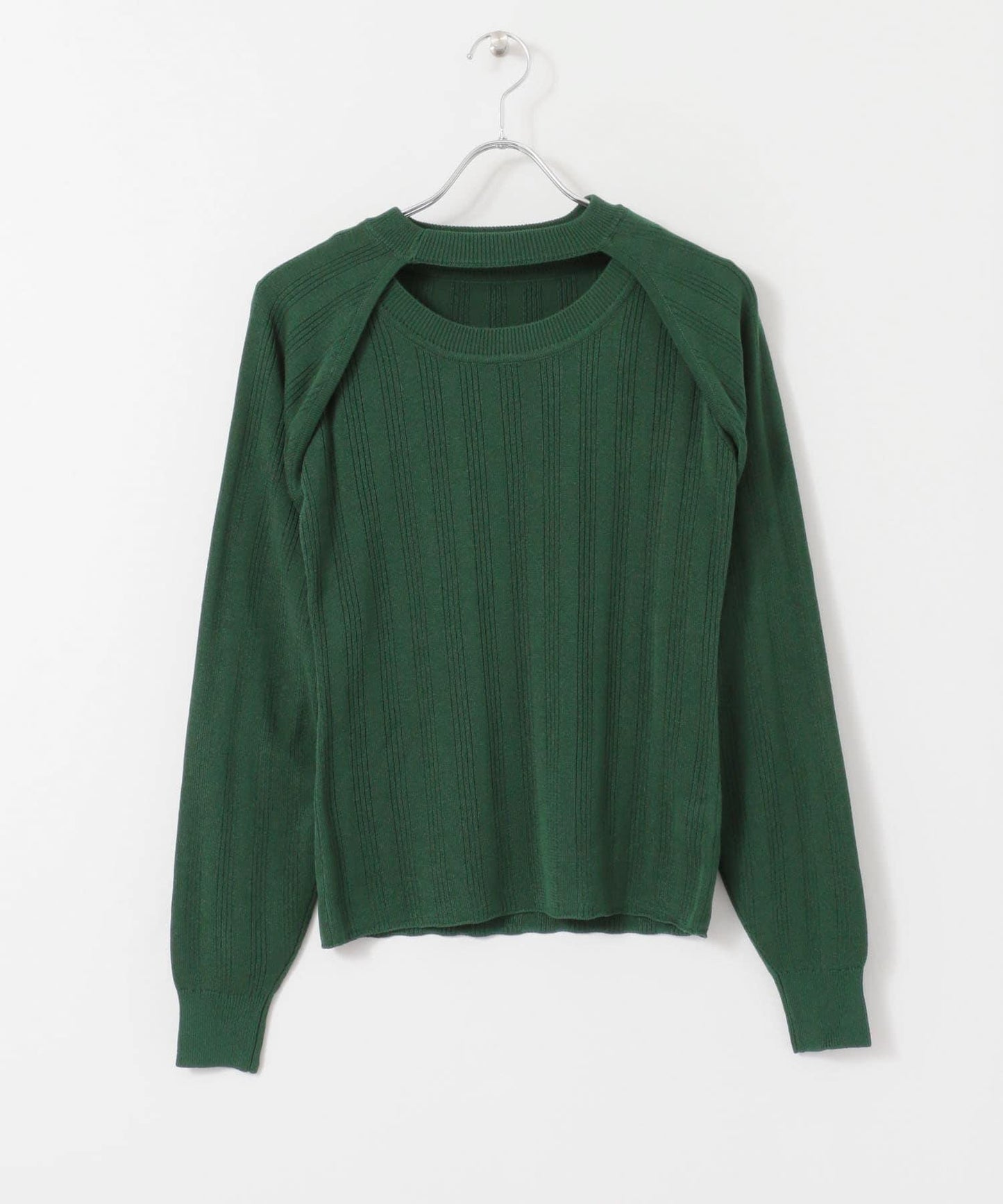 短款開衫疊穿針織上衣