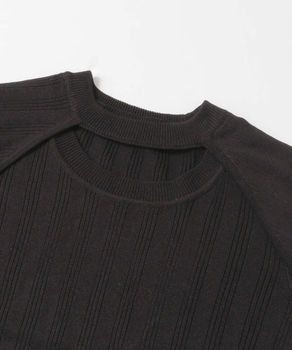 短款開衫疊穿針織上衣