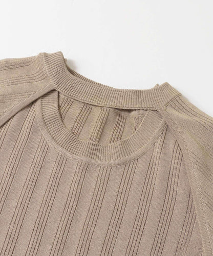 短款開衫疊穿針織上衣