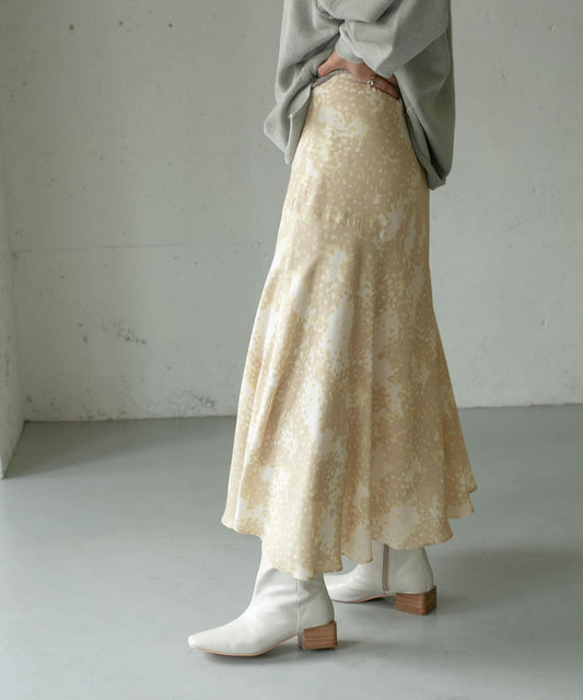 不對稱拼接美人魚裙∴