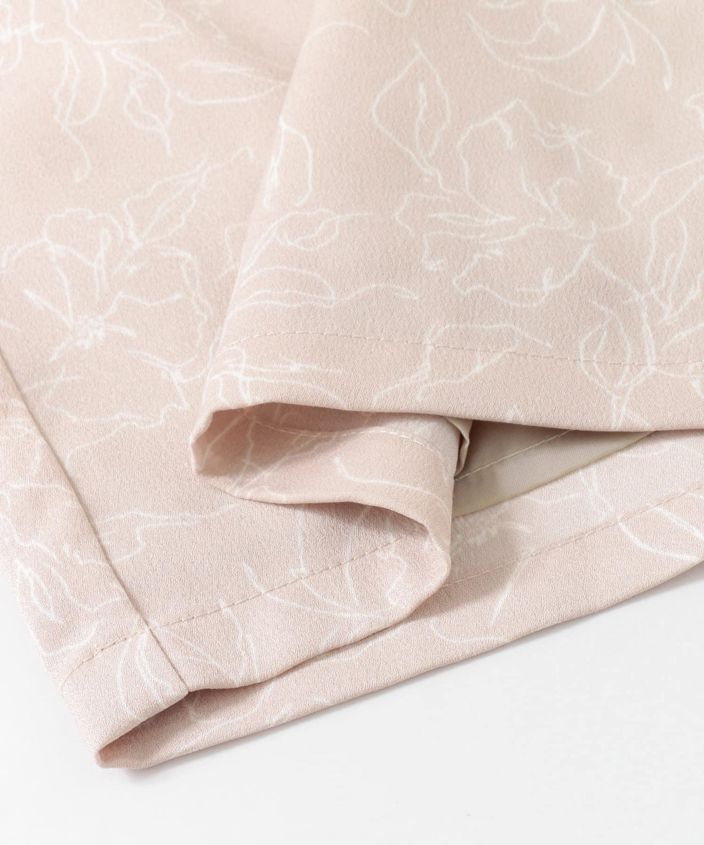 花卉圖案寬鬆長褲