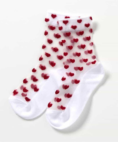 3P套裝 透明薄圓筒襪