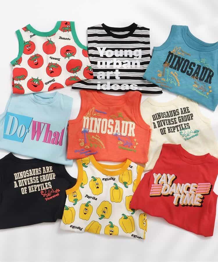 【連衣裙】蔬菜印花背心