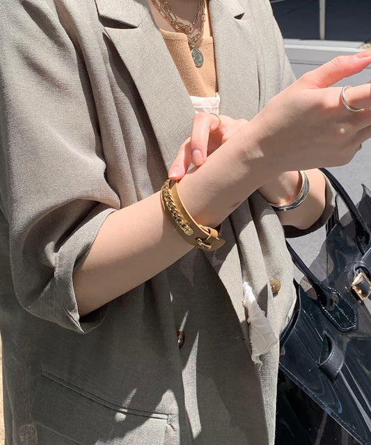 皮革鏈手鍊
