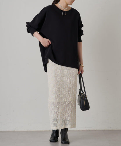 Loungedress 剪花蕾絲半身裙