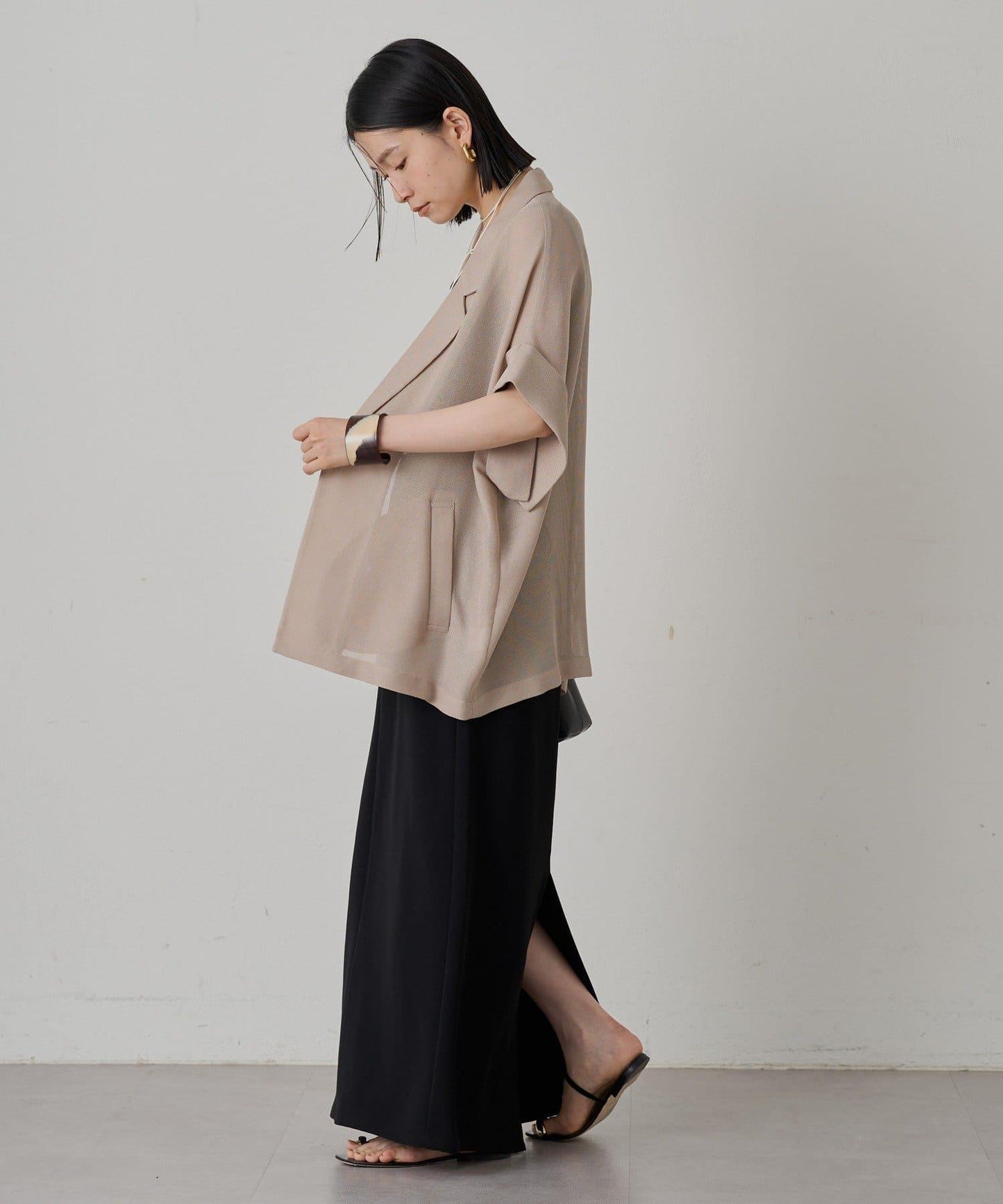 【Loungedress】長款半身裙