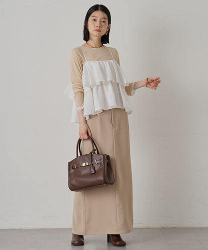 【Loungedress】長款半身裙